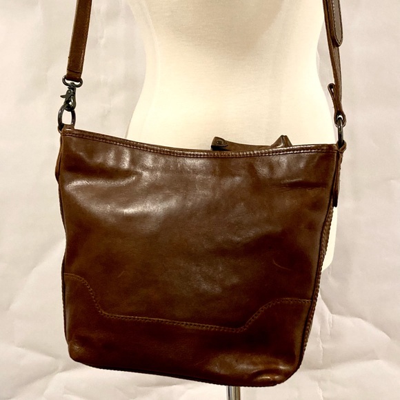 FRYE Crossbody Leather Hobo - Picture 3 of 10